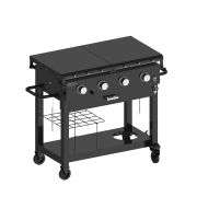 * Four Burner Gas Griddle