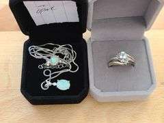 Ring, Opal Necklace and Ring
