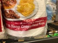 Hefty Supreme Dinner Compartment Plates, Premium Napkins
