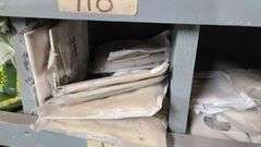 Contents of Bin: Wire, Outlets, Plugs, Incandescent Dimmer, Wall Plates, Duplex Receptacle, Switches