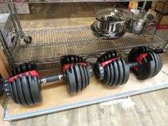 * 2) Bowflex SelecTech Adjustable Dumbbells