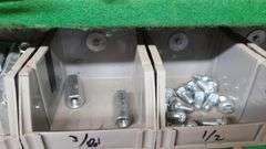 Shelving Unit With Contents: Screws, Washers, Spring Nuts, Fasteners, Screw Anchors and More