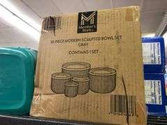 Bentgo Lunchbox, Modern Sculpted Bowl Set 10pc