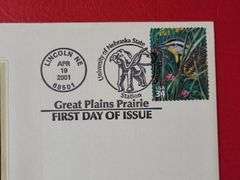 Gold Replicas of "Civil War" and "Great Plains Prairie" United States Stamps