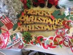 Christmas Decor, Ornaments, Santas, Deer, More