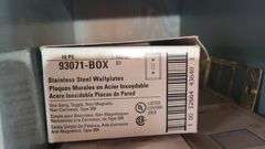 Contents of Bin: Wire, Outlets, Plugs, Incandescent Dimmer, Wall Plates, Duplex Receptacle, Switches