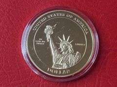 2) Abraham Lincoln Image Changing Coins, 2) Abraham Lincoln Presidential Dollar Trial Coins