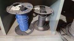 Contents of Bin: Wire, Outlets, Plugs, Incandescent Dimmer, Wall Plates, Duplex Receptacle, Switches