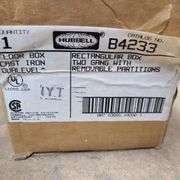 Contents of Bins: Electrical Switch Boxes, Conduit Access Boxes, Floor Box Assembly, Wire Connectors