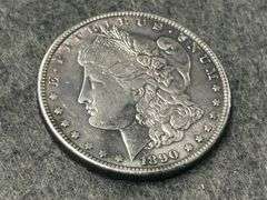 1890 Morgan Silver Dollar Dark Toning
