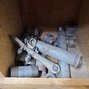 Contents of Middle Two Rows of Bins: Connectors, Couplings, Locknuts, PBs, Metal Straps and More