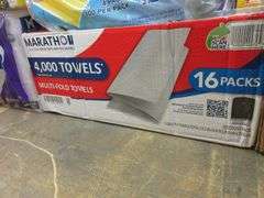 2) Napkins Think & Strong, Marathon Multi-Fold Paper Towels
