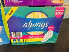 Tampax Radiant, Always Liners