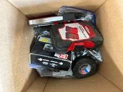 2) Jack Stands, Madguard Tune Up Kit, Garden Shovel, Torque Wrench, Sockets with Toolbox, Ryobi Reci