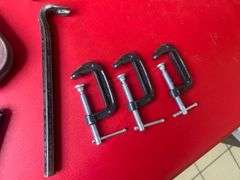 Clamps, Shears, Squares, More Tools