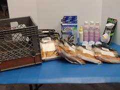 7) Baby Sunscreens, 4) Disinfecting UV Lights, Dust Bags, Milk Crate
