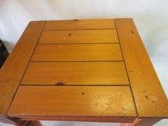 Wood End Table