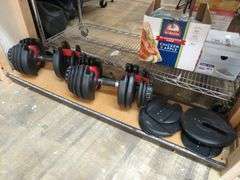 * 2) Bowflex SelecTech Adjustable Dumbbells