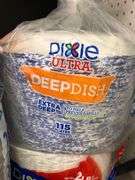 Dixie Deepdish Plates, Dixie Ultra Plates, Clear Cups, Dixie To Go Cups