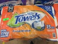 3) Super Premium Paper Towels
