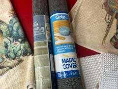 Western Patterned Towels, Shelf Liners