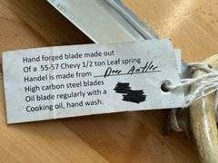 Deer Antler Hunting Knife