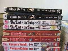 Naruto, One Piece, Other Shonen Manga Books