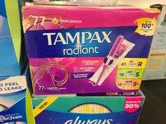 Tampax Radiant, Always Liners