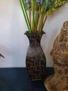 2) Roosters, Artificial Flowers