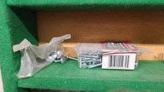 Shelving Unit With Contents: Screws, Washers, Spring Nuts, Fasteners, Screw Anchors and More