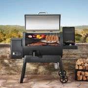 *Pro Series Pellet Smoker with Induction Burner and Smoke Tray
