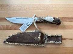 Deer Antler Hunting Knife