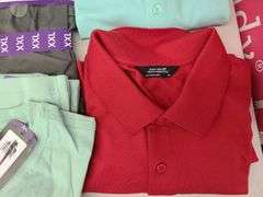 9) Men's T-Shirts, Button Down Shirts, Polo Shirts,
