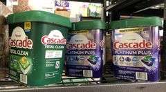 2) Cascade Platinum Plus, Cascade Total Clean