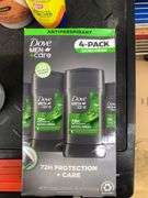 2) Olay Ultimate Hydrating Moisturizer, Dove Advanced Care Deodorant, Gillette Sensitive Shave Gel, 