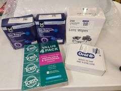 Hair Regrowth Treatment, Toms Toothpaste, Lens Wipes, Oral-B Replacement Heads
