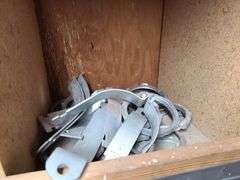 Contents of Top Two Bins: EMT Couplers, EMT Connectors, Angle Couplers, Locknuts, Nipples and More