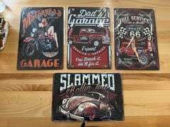 4) Metal Wall Hangings