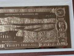 5) Gold Colored Bank Notes