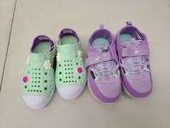 2) Pair Girls Shoes
