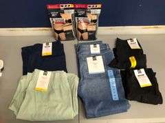 2) Reebok Hipsters, Straight Jean, 2) Ankle Legging, 2) Wide Leg Pant