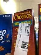 Kellogg's Frosted Flakes 2pk, 2) Honey Nut Cheerios 2pk