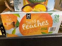 Mott's Applesauce 3pk, 2) Del Monte Sliced Peaches, Diced Peaches