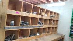 * Worktable with Bin Storage