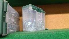 Shelving Unit With Contents: Screws, Washers, Spring Nuts, Fasteners, Screw Anchors and More