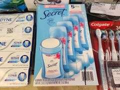 Lens Wipes, Shave Gel, Sensodyne, Aveeno Baby Wash & Shampoo, Secret, Colgate Toothbrushes