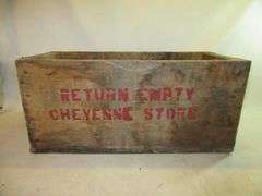Cheyenne Store Wood Crate