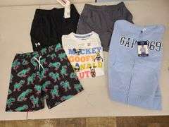 Boy's Shorts, Swim Trunks, Gap Jacket, T-Shirt