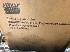Seville Classics Pegboard Set
