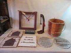 Wood Bucket, Bottle Capper, Frame, More